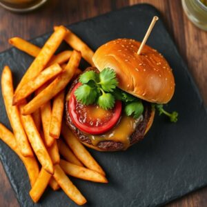 signature smash burger